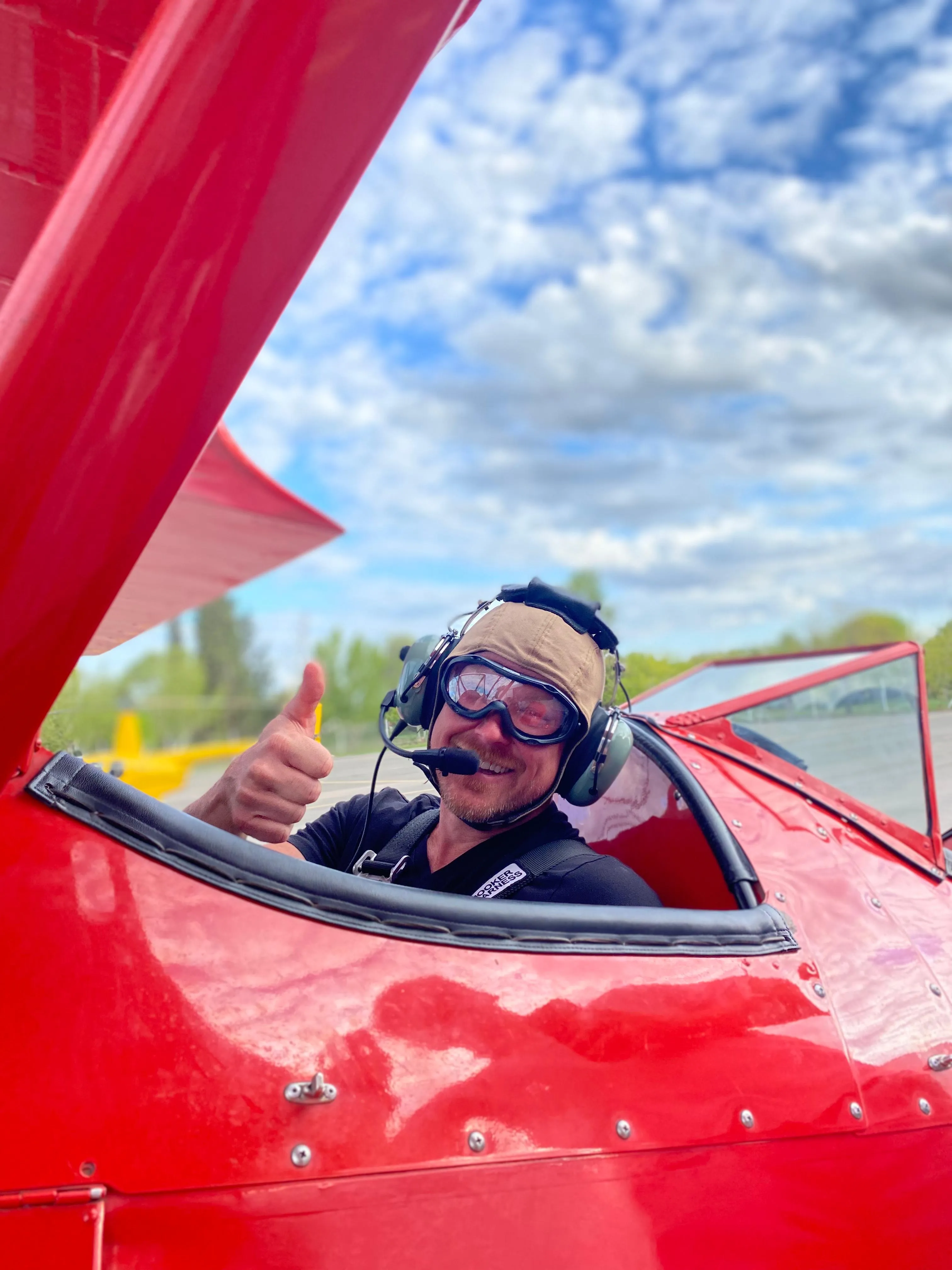 Boeing Stearman en vuelo